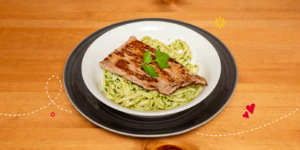 Receta peruana: Tallarines verdes con bistec