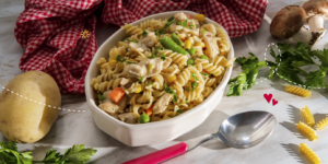 receta de ensalada saludable con pasta choclo palta y tomate