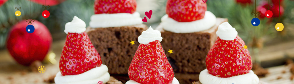 Brownies navideños