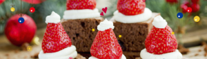Brownies navideños