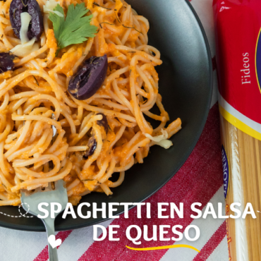 Spaghetti en Salsa de Queso