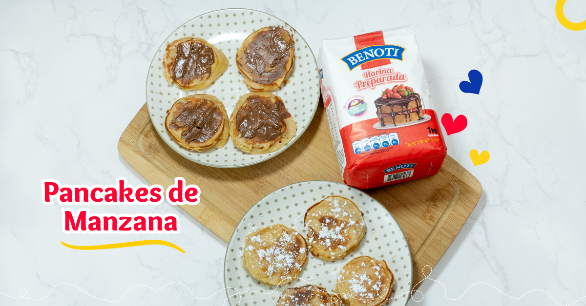 PANCAKES DE MANZANA